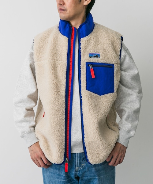 URBAN RESEARCH DOORS（アーバンリサーチドアーズ）の「patagonia　Ms Classic Retro-X Vest（ベスト・メンズ・BLK/CLMB/FEGY/DNAT・S/M/L/XL）」の3枚目の写真