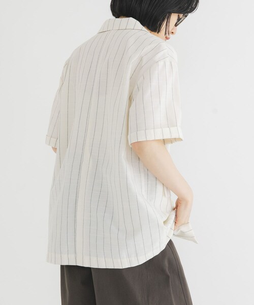 KBF（ケイビーエフ）の「BASICテーラードジャケット（テーラードジャケット・レディース・IVORY st/BLACK/NAVY st/BEIGE・One）」の9枚目の写真