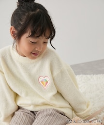 【Care Bears(ケアベア)×ROPE' PICNIC】【KIDS】アソート刺繍ニットプルオーバー