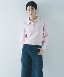 URBAN RESEARCH | コットンシルクポロ衿ニット(ニット/セーター)