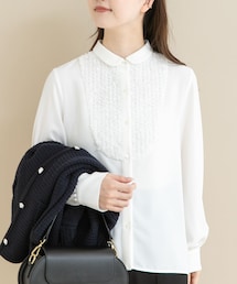 URBAN RESEARCH ROSSO | 『WEB/一部店舗限定』フロントレース切替ブラウス(シャツ/ブラウス)