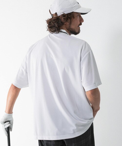 URBAN RESEARCH Sonny Label（アーバンリサーチサニーレーベル）の「OOPS　吸水速乾ラインポロシャツ（ポロシャツ・メンズ・OFF/NAVY・M/L/XL）」の8枚目の写真