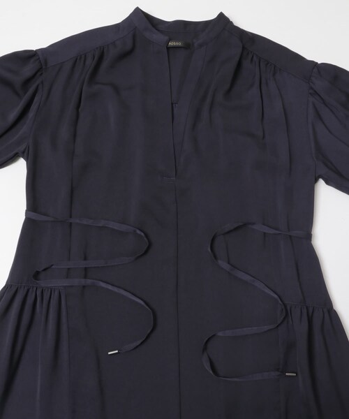 URBAN RESEARCH ROSSO（アーバンリサーチロッソ）の「ヴィンテージサテンテントワンピース（ワンピース・レディース・BROWN/Y/BEIGE/NAVY・Free）」の10枚目の写真