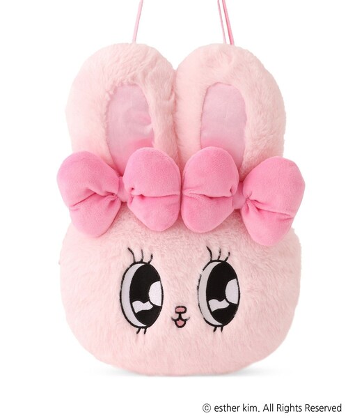 ROPE' PICNIC（ロペピクニック）の「【Esther Bunny/エスターバニー】【WEB限定】フェイスショルダーバッグ リボンバニー（ショルダーバッグ・レディース・ピンク・F）」の3枚目の写真
