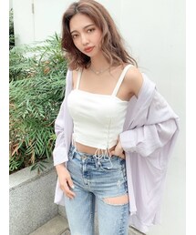 GYDA | 楊柳モモンガシャツ(シャツ/ブラウス)