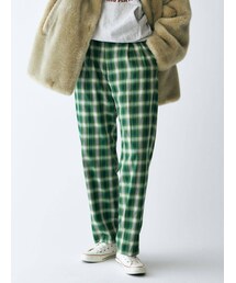 Ungrid | ハイウエストチェックパンツ(その他パンツ)