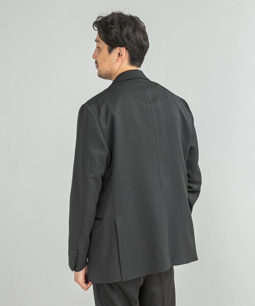 URBAN RESEARCH DOORS（アーバンリサーチドアーズ）の「LIFE STYLE TAILOR　レトロヘリンボンストレッチジャケット（テーラードジャケット・メンズ・BLACK/GRAY・S/M/L/XL）」の8枚目の写真
