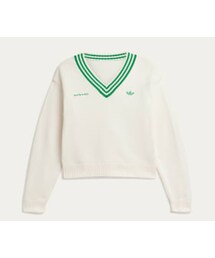 adidas | Sporty & Rich Vネックセーター(トップス)