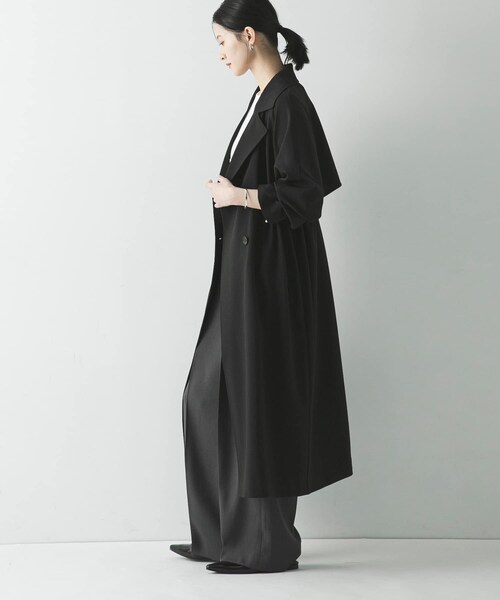 URBAN RESEARCH(アーバンリサーチ)の「『撥水/UVカット』ドロストトレンチコート(ステンカラーコート・レディース・GREGE/BEIGE/BLACK・36/38)」の11枚目の写真