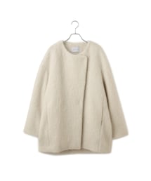 ADAM ET ROPE'（アダムエロペ）の「モヘアロングシャギーハーフコート（その他アウター）」