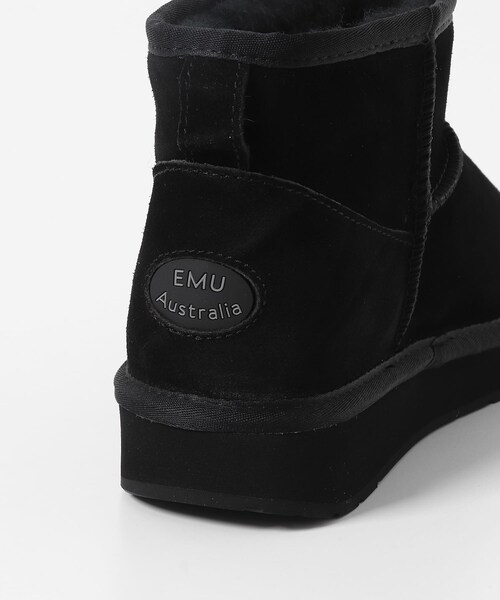 URBAN RESEARCH Sonny Label（アーバンリサーチサニーレーベル）の「EMU　PLATFORM MICRO WOOL（ブーツ・レディース・BLACK/Chestnut・7/8）」の7枚目の写真
