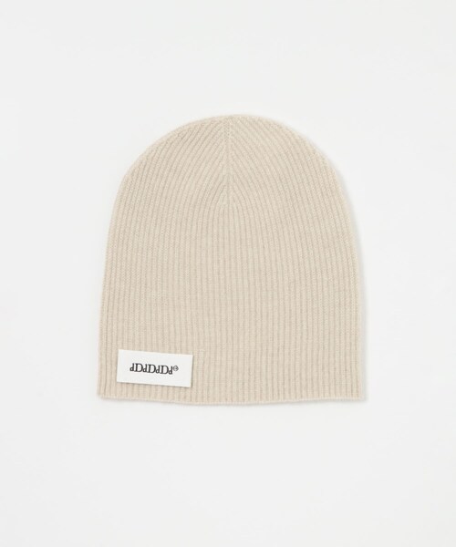 URBAN RESEARCH（アーバンリサーチ）の「dDdDdDd　CASHMERE BEANIE（ニットキャップ/ビーニー・メンズ・BEIGE/BLACK/GRAY/CHAMPAGNE・Free）」の4枚目の写真