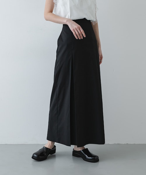 SENSE OF PLACE by URBAN RESEARCH(センスオブプレイスバイアーバンリサーチ)の「ボックスプリーツスカート(スカート・レディース・IVORY/BLACK/BEIGE・S/M)」の3枚目の写真