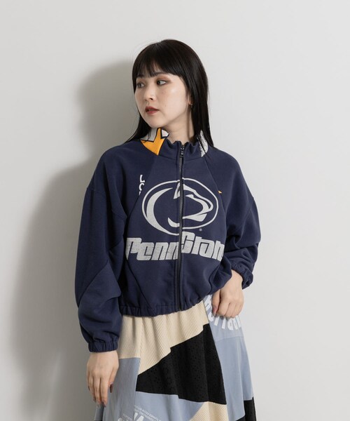 THE GOODLAND MARKET（ザグッドランドマーケット）の「77circa　track jacket cutback JK（テーラードジャケット・レディース・gray1/gray2/gray3/gray4/navy1/navy2/navy3/navy4・one）」の12枚目の写真