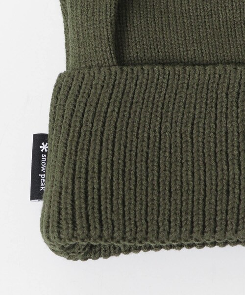 URBAN RESEARCH DOORS（アーバンリサーチドアーズ）の「Snow Peak Apparel　Rib Knit Cap（ニットキャップ/ビーニー・メンズ・LightBrown/BLACK/NAVY/OLIVE・one）」の11枚目の写真