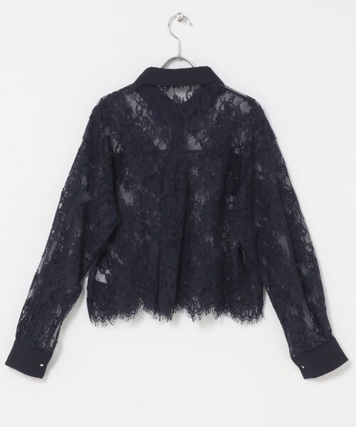 URBAN RESEARCH ROSSO（アーバンリサーチロッソ）の「レースクレリックシャツ（シャツ/ブラウス・レディース・WHITE/NAVY・Free）」の9枚目の写真