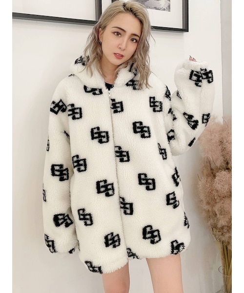 GYDA（ジェイダ）の「GG LOGOボア BIG ブルゾン（ブルゾン）」 - WEAR