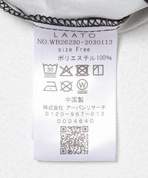 LAATO（ラート）の「black flower blouse（シャツ/ブラウス・レディース・フラワー・Free）」の6枚目の写真