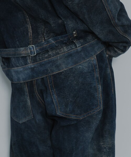 URBAN RESEARCH（アーバンリサーチ）の「『別注』SEVEN BY SEVEN×URBAN RESEARCH　LEATHER WIDE PANTS（その他パンツ・メンズ・BLACK/NAVY・M/L）」の20枚目の写真