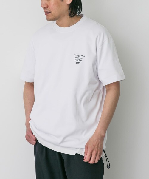 URBAN RESEARCH DOORS（アーバンリサーチドアーズ）の「『別注』KEEN×DOORS　OC/RP10ESSENTIALS T-SHIRTS（Tシャツ/カットソー・メンズ・ASH GREY/WHITE/G.GREEN/BLACK・M/L/XL）」の8枚目の写真