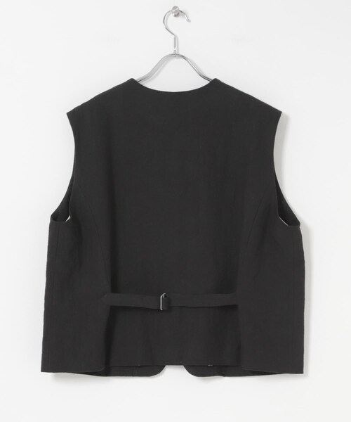 かぐれ(カグレ)の「リネンコットンワイドベスト(ベスト・レディース・BLACK・Free)」の17枚目の写真
