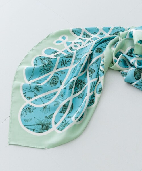 RODE SKO（ロデスコ）の「アソート柄スカーフ（バンダナ/スカーフ・レディース・GREEN/L.BLUE/YELLOW/NAVY・one/One）」の10枚目の写真