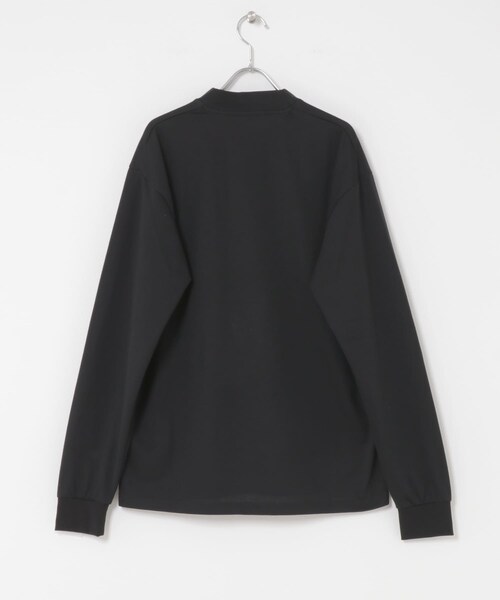 URBAN RESEARCH Sonny Label（アーバンリサーチサニーレーベル）の「OOPS　機能付きモックネックロングTシャツ（Tシャツ/カットソー・メンズ・BLACK/OFF・M/L/XL）」の18枚目の写真