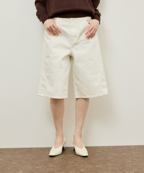 ADAM ET ROPE'(アダムエロペ)の「【NEEDBY for ADAM ET ROPE'】別注 RILLEY(デニムパンツ・レディース・ブラック/オフホワイト・1/2)」の17枚目の写真