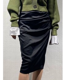 EMODA | サイドギャザーフレアスカート(スカート)
