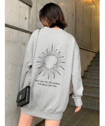 EVRIS | SUNNY GRAPHIC スウェットプルオーバー(スウェット)