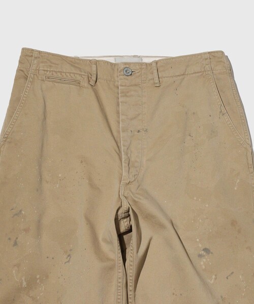 ADAM ET ROPE'(アダムエロペ)の「【BOWWOW/バウワウ】41 KHAKI TROUSERS AGED(その他パンツ・メンズ・ベージュ・L/M)」の4枚目の写真
