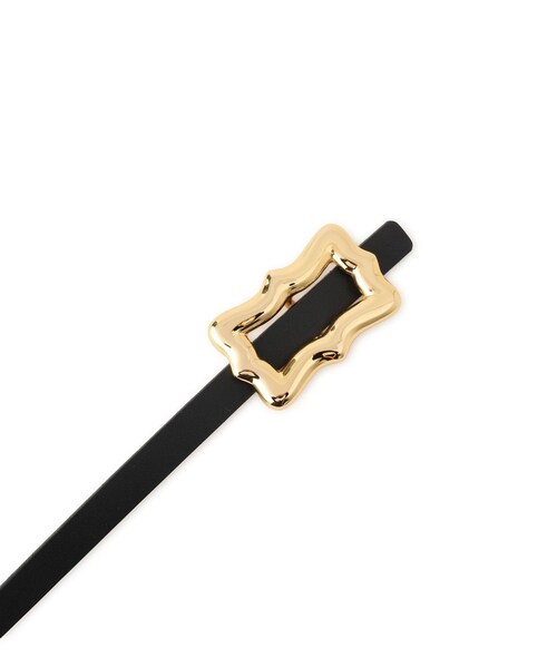 ADAM ET ROPE'(アダムエロペ)の「【A VACATION(ア バケーション)】RIBBON13 GD BLACK×BROWN(ベルト・レディース・ゴールド・F)」の10枚目の写真