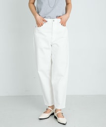 『34サイズ/低身長向けも展開』ワイドテーパードデニム