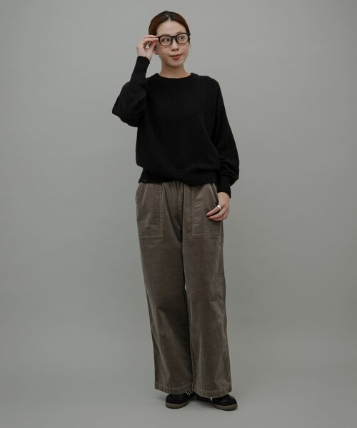 URBAN RESEARCH Sonny Label（アーバンリサーチサニーレーベル）の「コーデュロイベイカーイージーパンツ（その他パンツ・レディース・アイボリー/グレージュ/チャコール・36/38）」の19枚目の写真