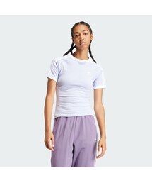 adidas | スリーストライプス スリムラグラン半袖Tシャツ(トップス)