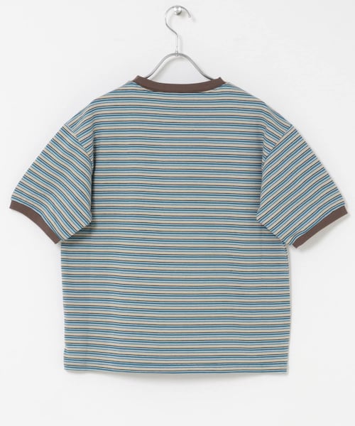 URBAN RESEARCH DOORS(アーバンリサーチドアーズ)の「『別注』STAR&STRIPE×DOORS MULTI RINGER T-SHIRTS(Tシャツ/カットソー・レディース・GRAY/BROWN/BLUE・One)」の10枚目の写真