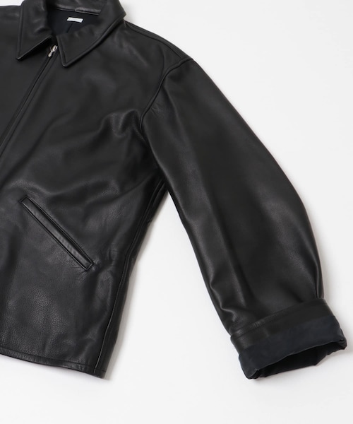 URBAN RESEARCH（アーバンリサーチ）の「A PRESSE　Leather Sports Jacket（ライダースジャケット・メンズ・Black・2/3/4）」の6枚目の写真