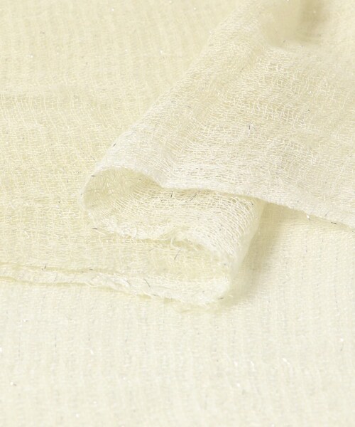 URBAN RESEARCH Sonny Label（アーバンリサーチサニーレーベル）の「イタリア製ラメストール（ストール/ショール・レディース・オフ/ミント/グレー・one）」の8枚目の写真