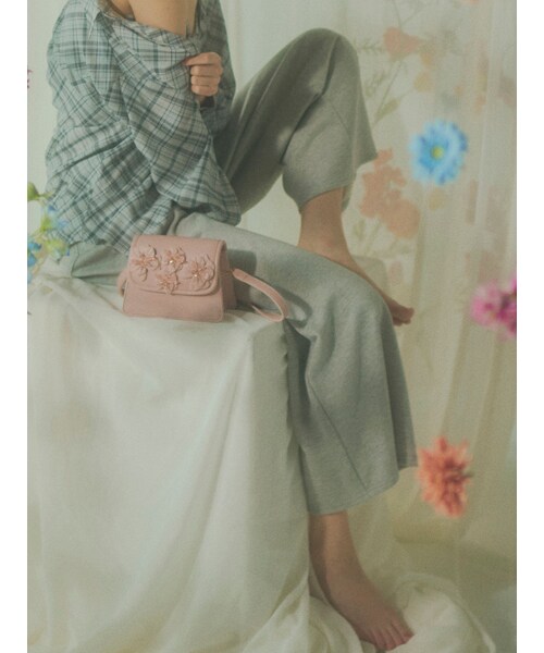 RESEXXY（リゼクシー）の「レイヤードスウェットパンツ（スウェットパンツ・レディース・グレー/チャコールグレー/ブラック・F）」の2枚目の写真