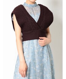MERCURYDUO | ミックスヤーンニットビスチェ(ニット/セーター)