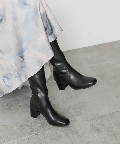 SENSE OF PLACE by URBAN RESEARCH（センスオブプレイスバイアーバンリサーチ）の「ヒールロングブーツ（ブーツ・レディース・BLACK/BROWN・S/M/L）」の15枚目の写真