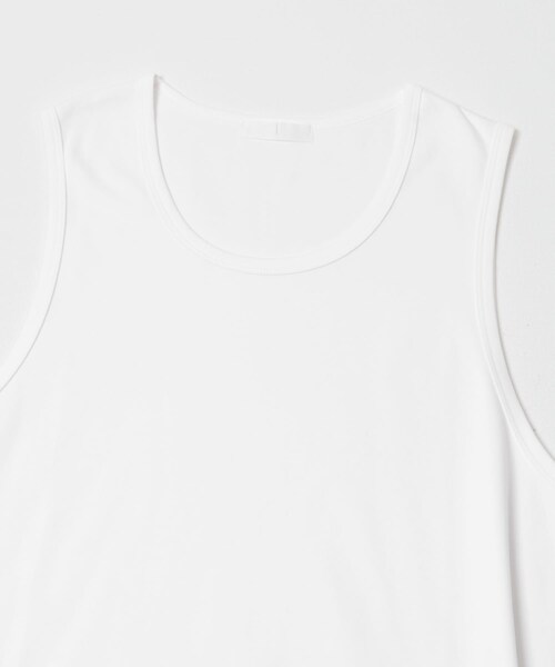 SENSE OF PLACE by URBAN RESEARCH（センスオブプレイスバイアーバンリサーチ）の「コットンスムースタンクトップ（タンクトップ・メンズ・WHITE/BLACK/CHARCOAL・M/L）」の6枚目の写真