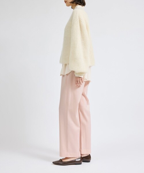 ROPE'（ロペ）の「ウールサテンイージーパンツ【Sサイズフェア対象】（その他パンツ・レディース・ブラック/グレー/ピンク・34/36/38）」の14枚目の写真