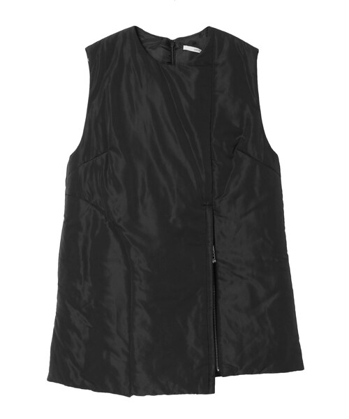 UN3D.（アンスリード）の「PADDED ZIP VEST【セットアップ着用可能】（ベスト・レディース・ブラック/カーキ・36/38）」の2枚目の写真