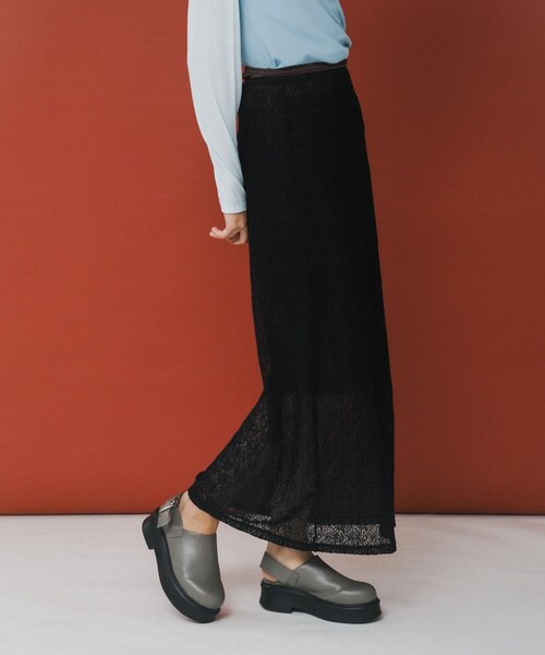 LAATO（ラート）の「melon lace skirt（スカート・レディース・インク/サブレ/パール・Free）」の17枚目の写真