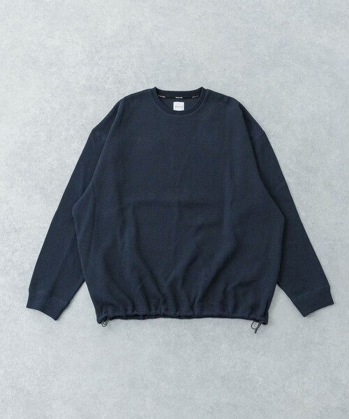 URBAN RESEARCH（アーバンリサーチ）の「『UR TECH』Wide Dad　Dad TECH CREW PULLOVER（Tシャツ/カットソー・メンズ・D.NAVY/PURPLE・1/2）」の6枚目の写真