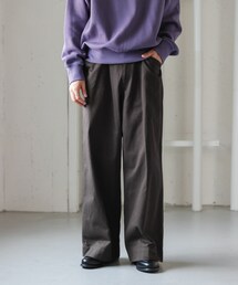 URBAN RESEARCH DOORS | FORK&SPOON ワイドシルエットチノパンツ(チノパンツ)
