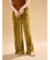 Ungrid | ベロアプリーツラフパンツ(その他パンツ)