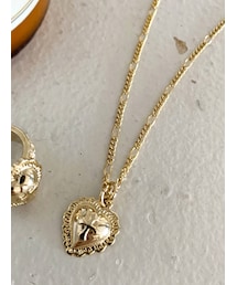 GYDA | JEYSUSハートクロスネックレス(ネックレス)