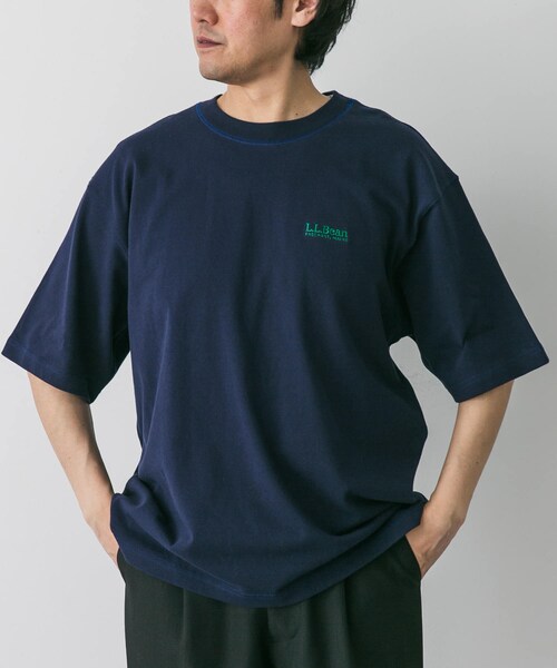 URBAN RESEARCH DOORS(アーバンリサーチドアーズ)の「L.L.Bean Union Short-Sleeve T-shirts(Tシャツ/カットソー・メンズ・White/Birch/Navy/Lt.pink/Smokyjade・M/L/XL)」の21枚目の写真
